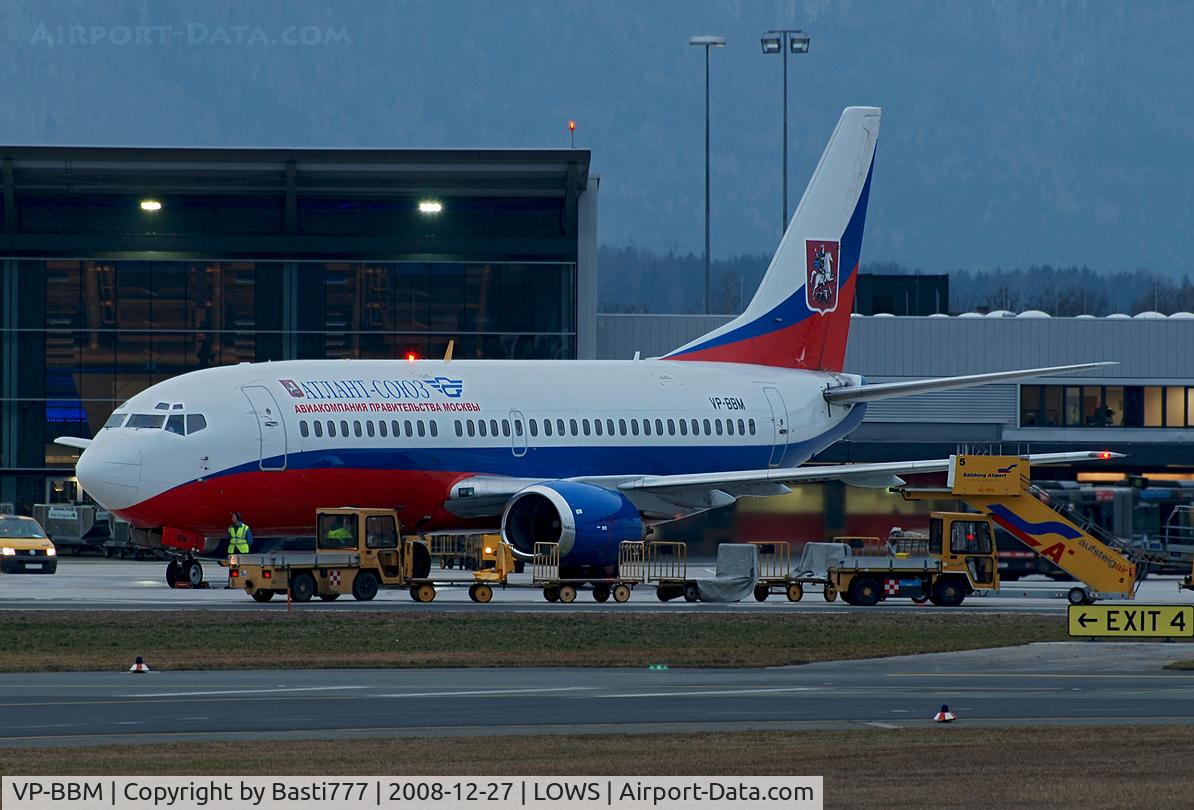 VP-BBM, 1986 Boeing 737-347 C/N 23442, SZG early in the morning