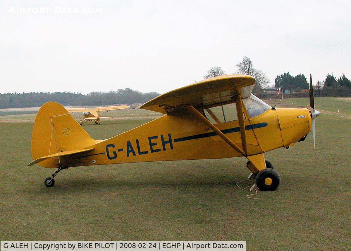 G-ALEH, 1948 Piper PA-17 Vagabond C/N 17-87, VAGABOND G-ALIJ TAXYING PAST IN THE BACKGROUND