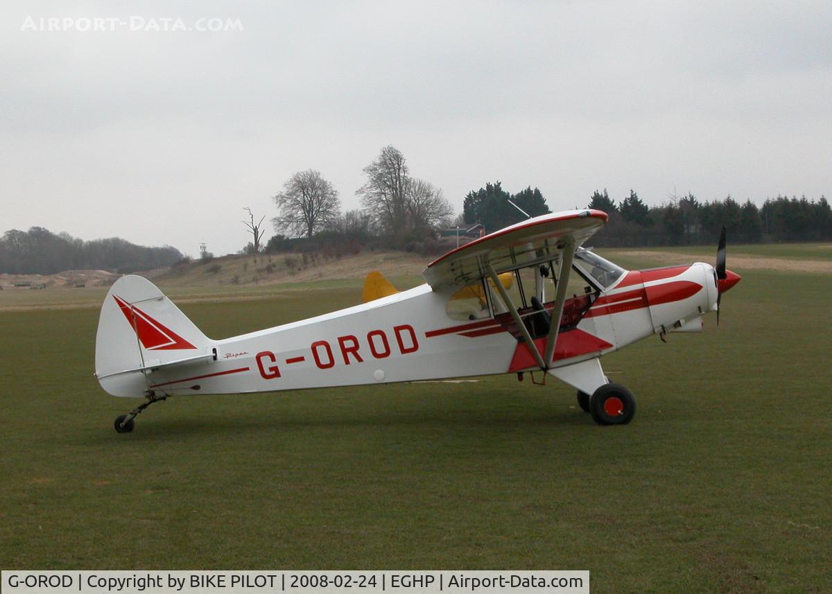 G-OROD, 1962 Piper PA-18-150 Super Cub C/N 18-7856, IMMACULATE SUPER CUB