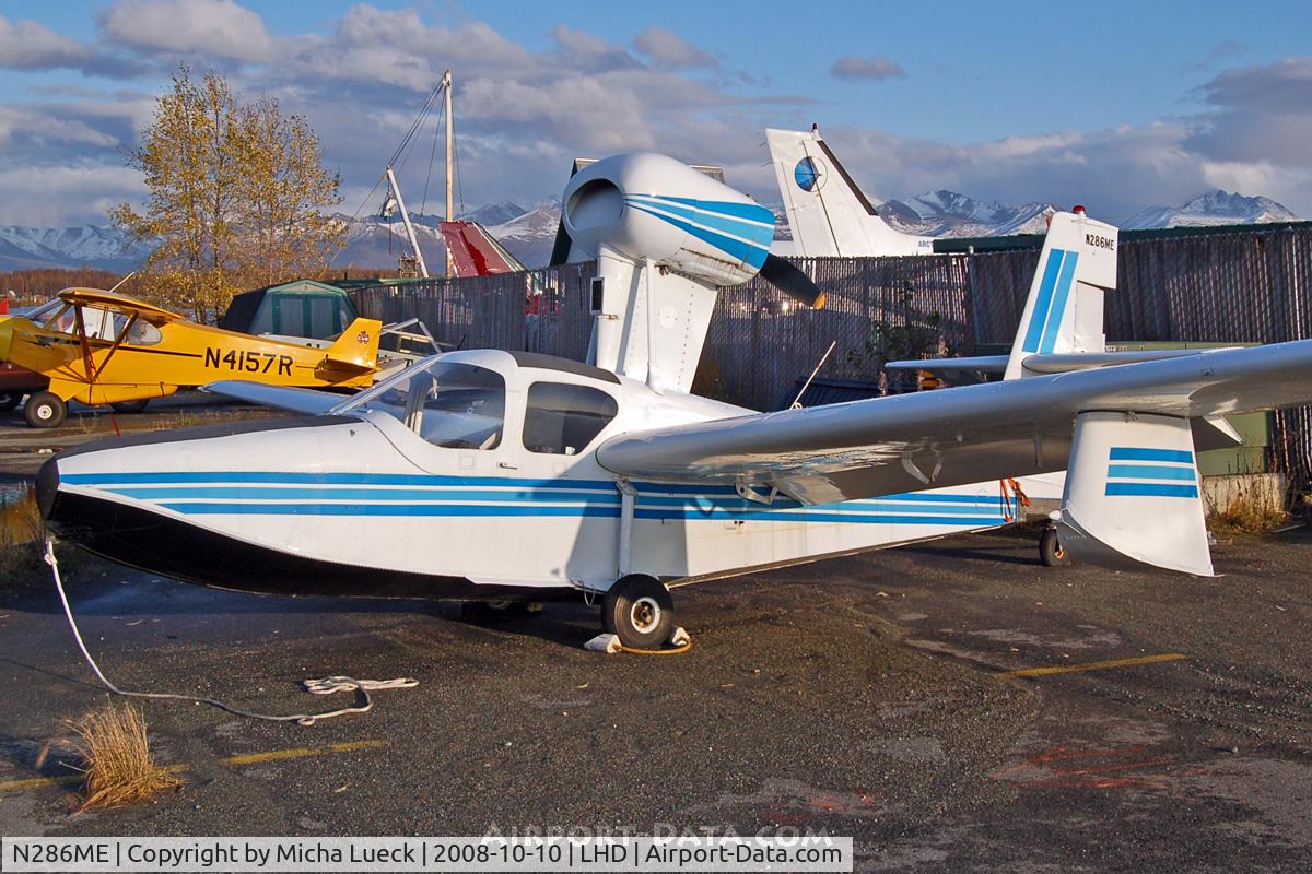 N286ME, 1969 Lake LA-4 C/N 410, At Lake Hood, Anchorage