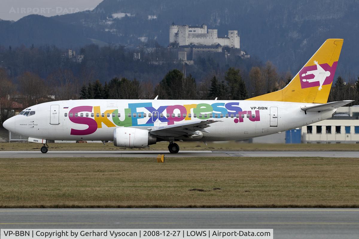 VP-BBN, 1986 Boeing 737-330 C/N 23527, winter opening 2008