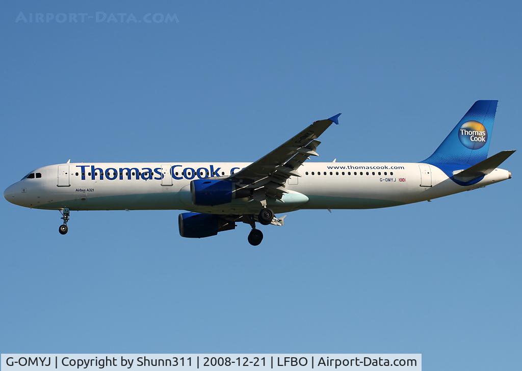 G-OMYJ, 1997 Airbus A321-211 C/N 677, Landing rwy 32L