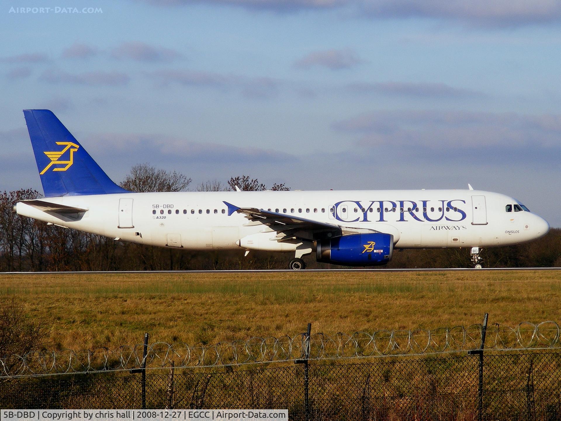 5B-DBD, 1992 Airbus A320-231 C/N 316, Cyprus Airways