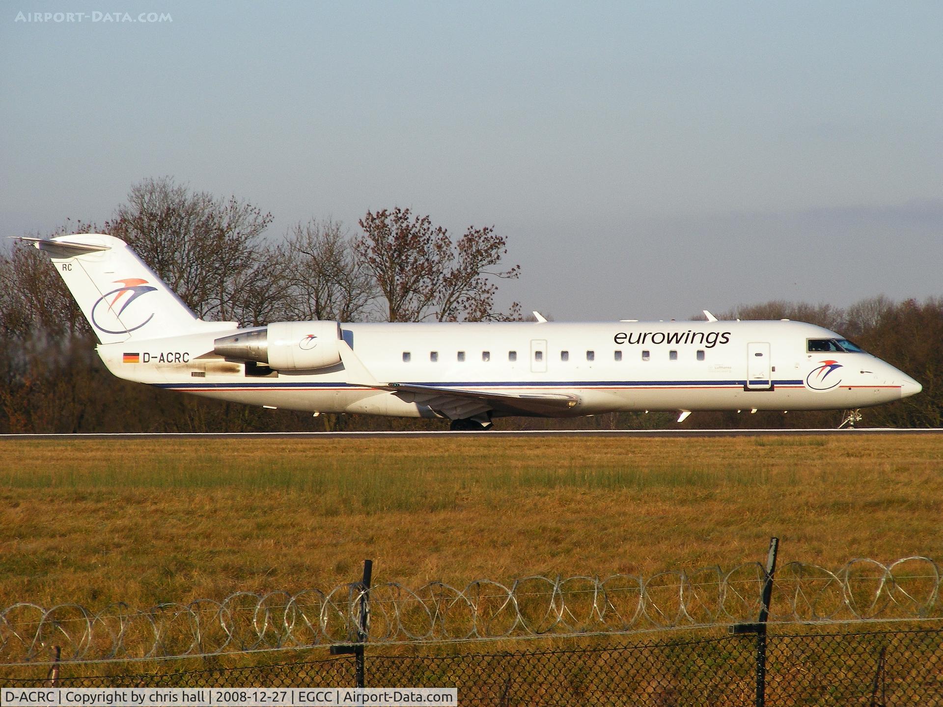 D-ACRC, 2001 Canadair CRJ-200ER (CL-600-2B19) C/N 7573, Eurowings