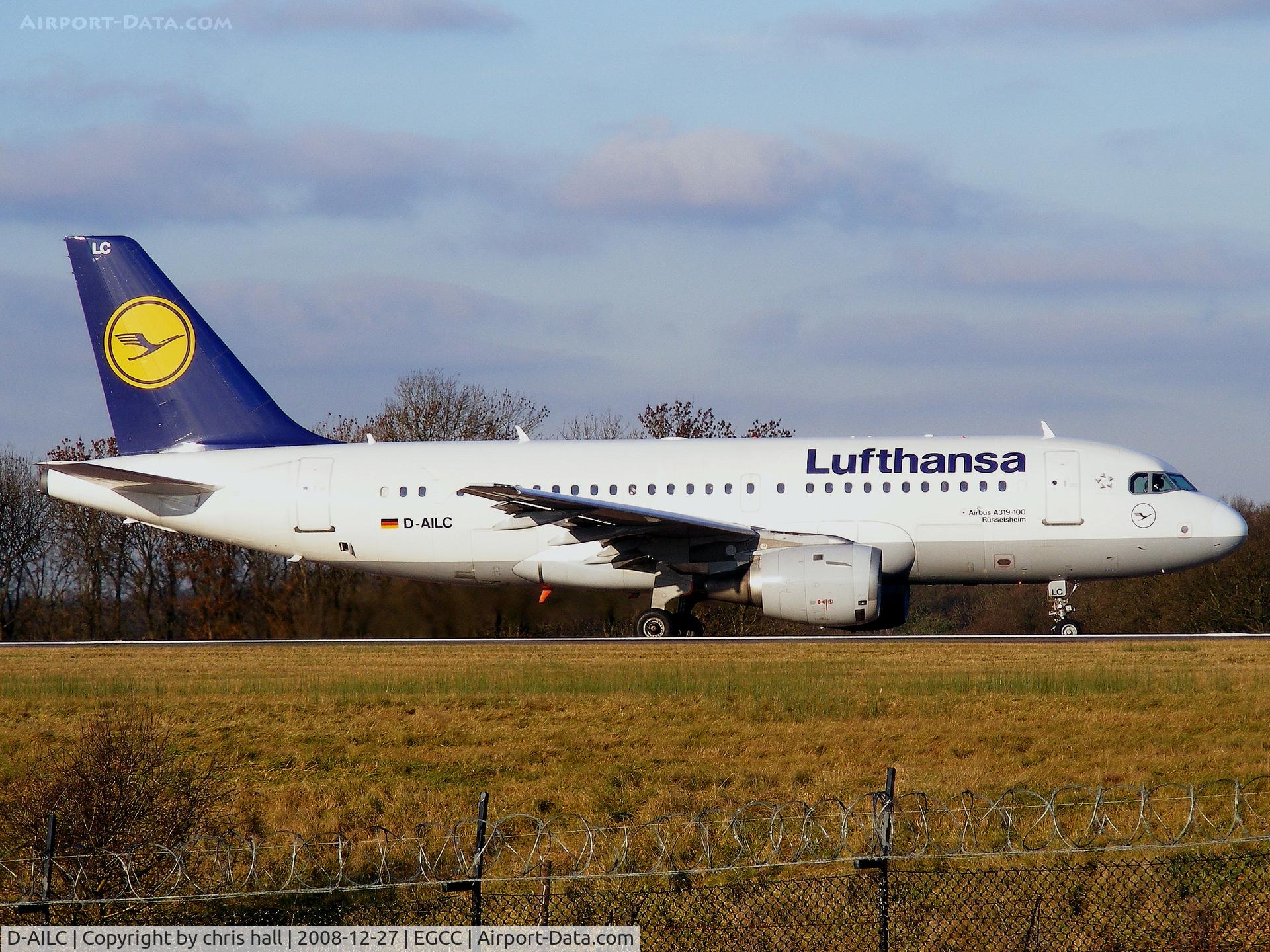 D-AILC, 1996 Airbus A319-114 C/N 616, Lufthansa