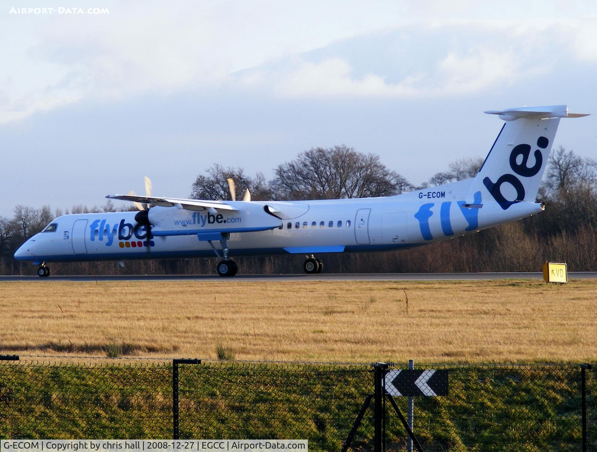 G-ECOM, 2008 De Havilland Canada DHC-8-402Q Dash 8 C/N 4233, flybe