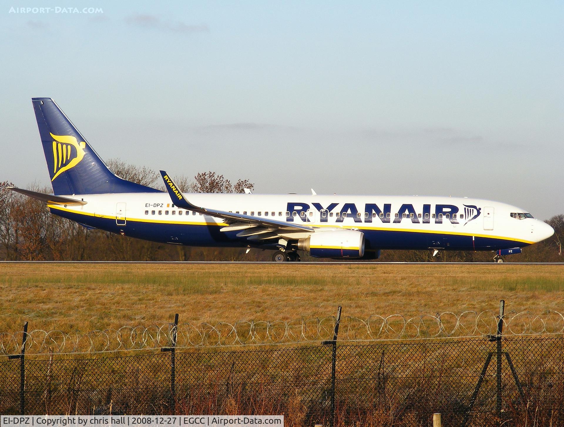 EI-DPZ, 2007 Boeing 737-8AS C/N 33616, Ryanair