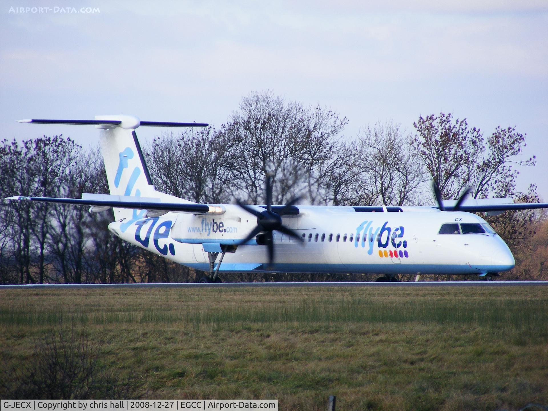 G-JECX, 2007 De Havilland Canada DHC-8-402Q Dash 8 C/N 4155, flybe