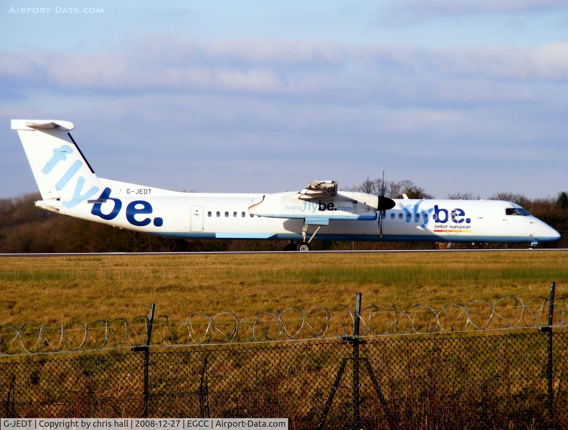 G-JEDT, 2003 De Havilland Canada DHC-8-402Q Dash 8 C/N 4088, flybe