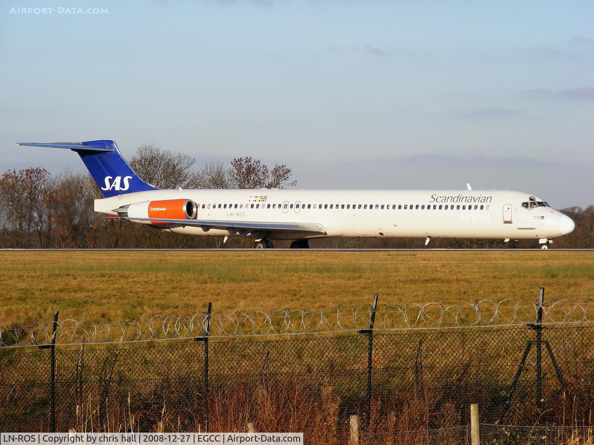 LN-ROS, 1986 McDonnell Douglas MD-83 (DC-9-83) C/N 49421, Scandinavian