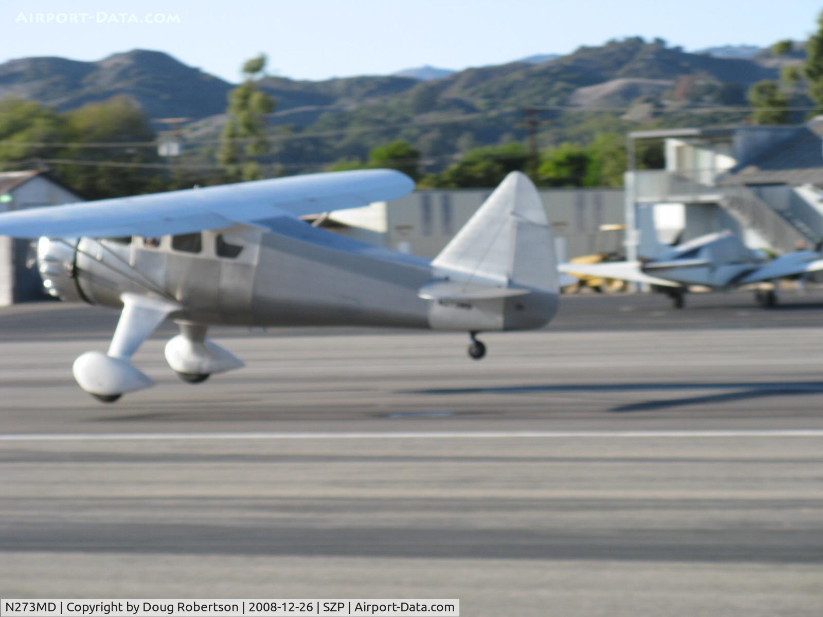 N273MD, 2008 Dickenson Howard DGA-21 (Replicate) C/N 001, Dickenson Dickenson-Howard DGA-21, P&W R-1340-57 600 Hp Wasp, takeoff Rwy 22