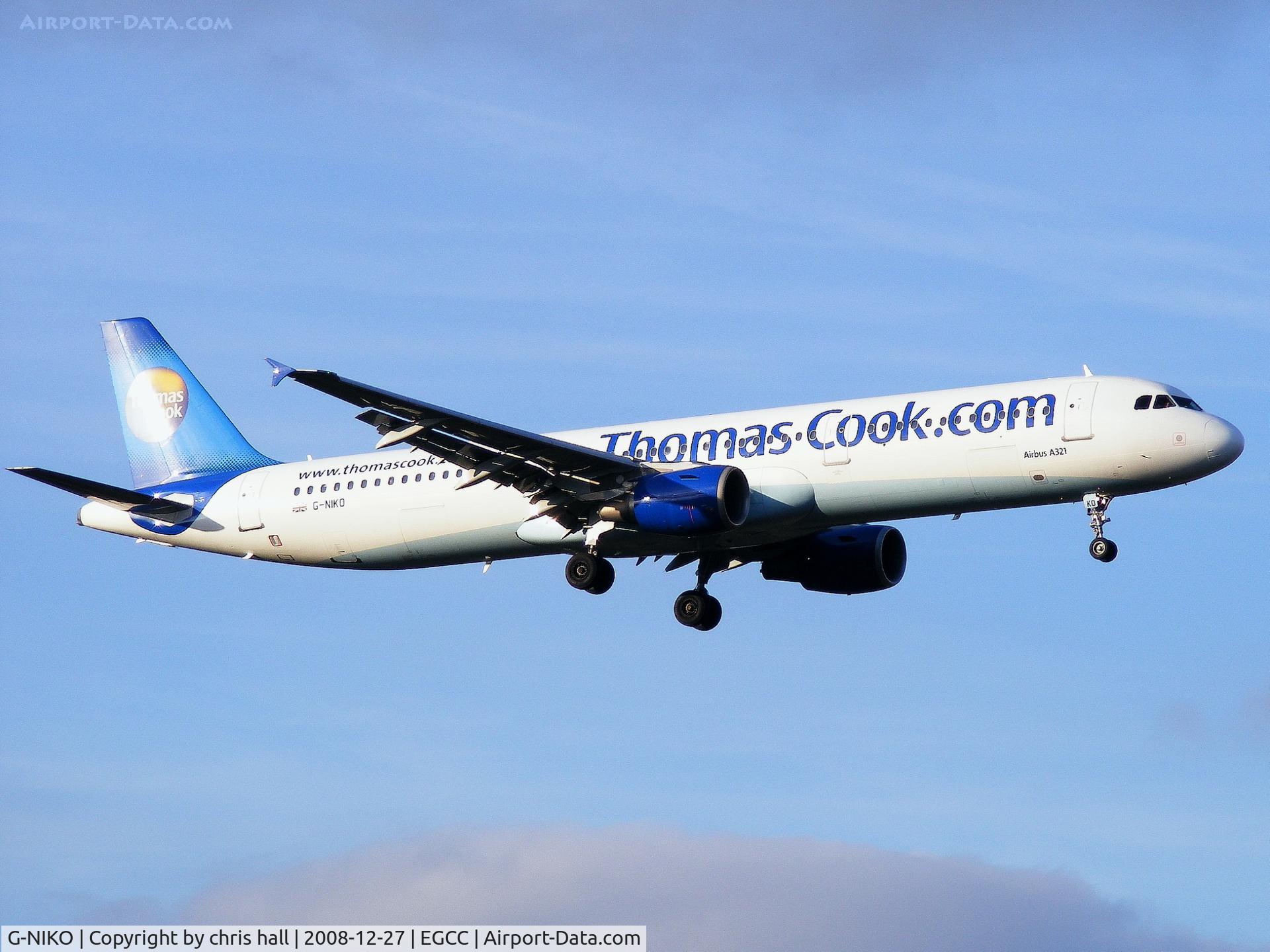 G-NIKO, 2000 Airbus A321-211 C/N 1250, Thomas Cook