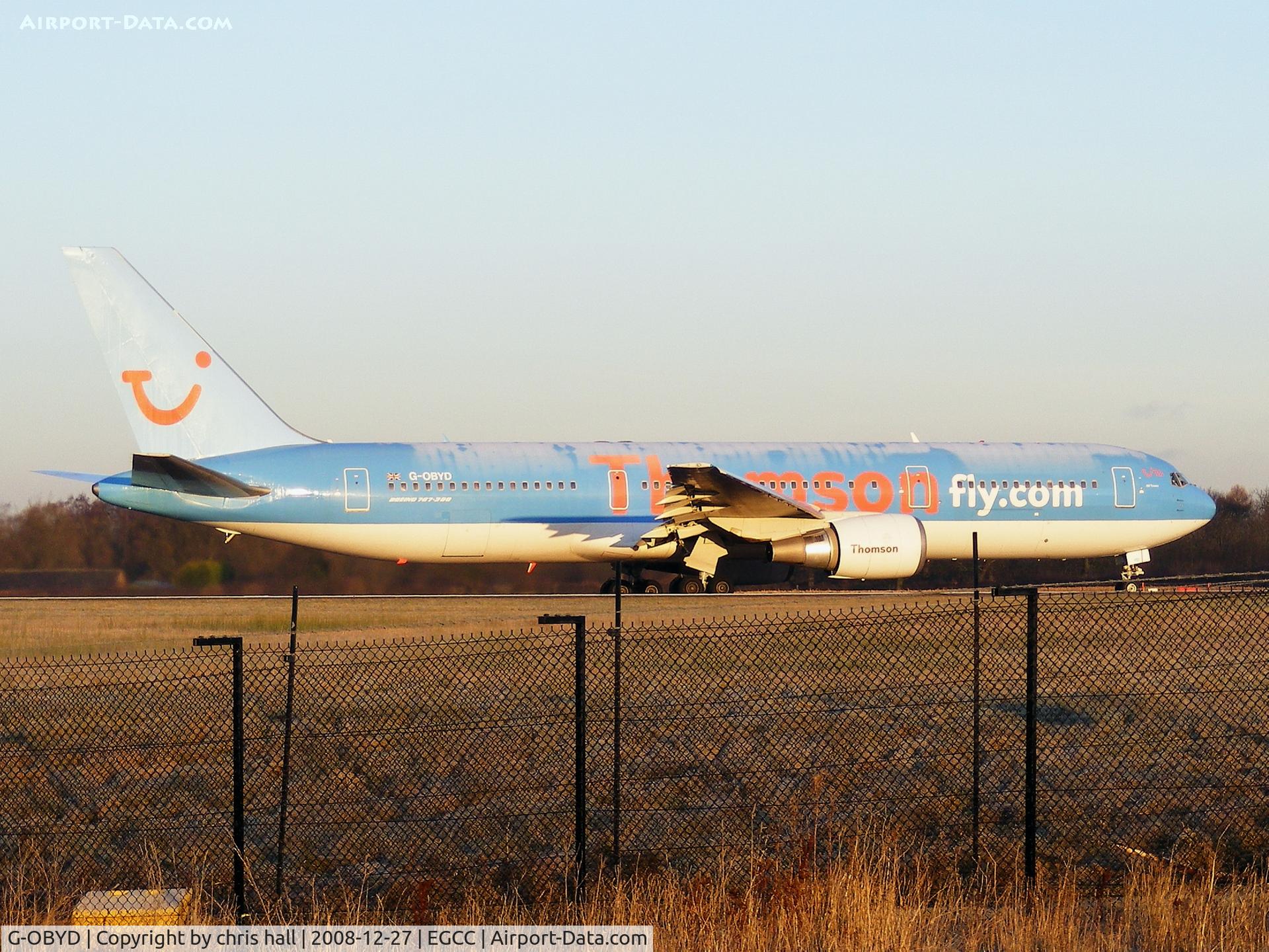 G-OBYD, 1997 Boeing 767-304/ER (BCF) C/N 28042, Thomson
