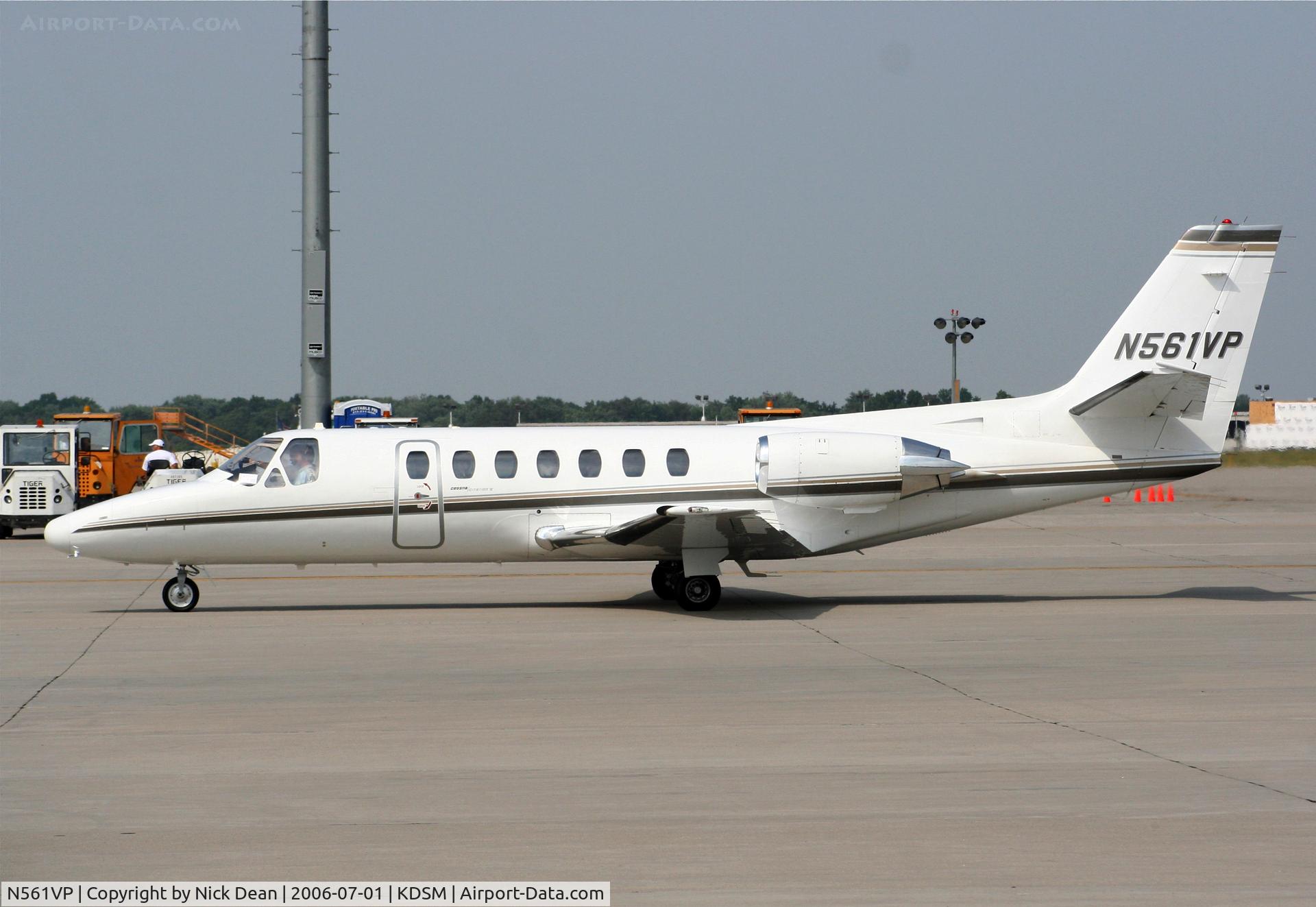 N561VP, 1989 Cessna 560 C/N 560-0001, KDSM