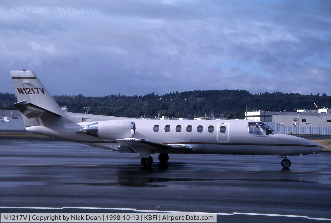 N1217V, 1989 Cessna 560 Citation V C/N 560-0001, KBFI