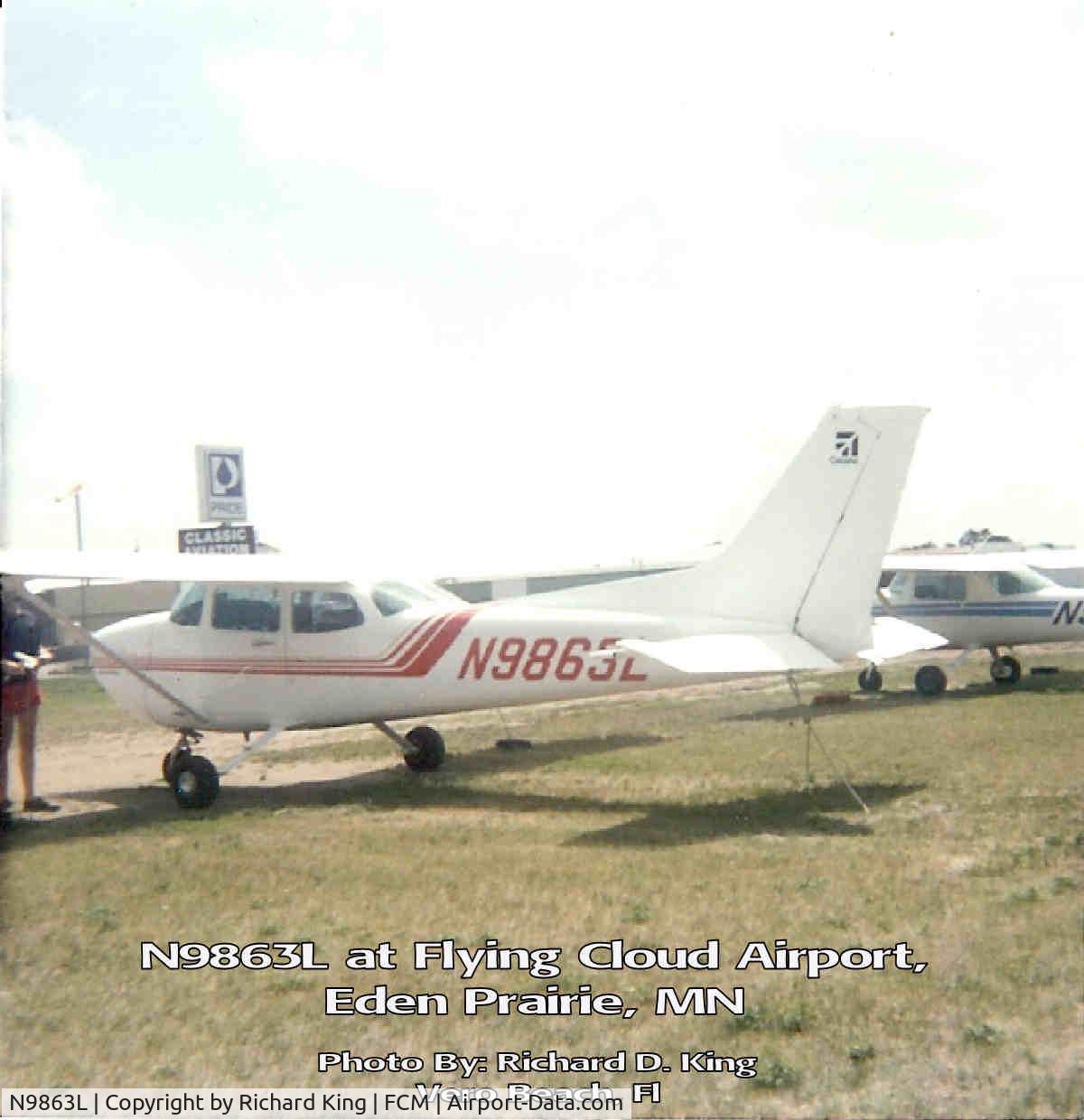 N9863L, 1986 Cessna 172P C/N 17276641, N9863L shot at Flying Cloud Airport, Eden Prairie, MN