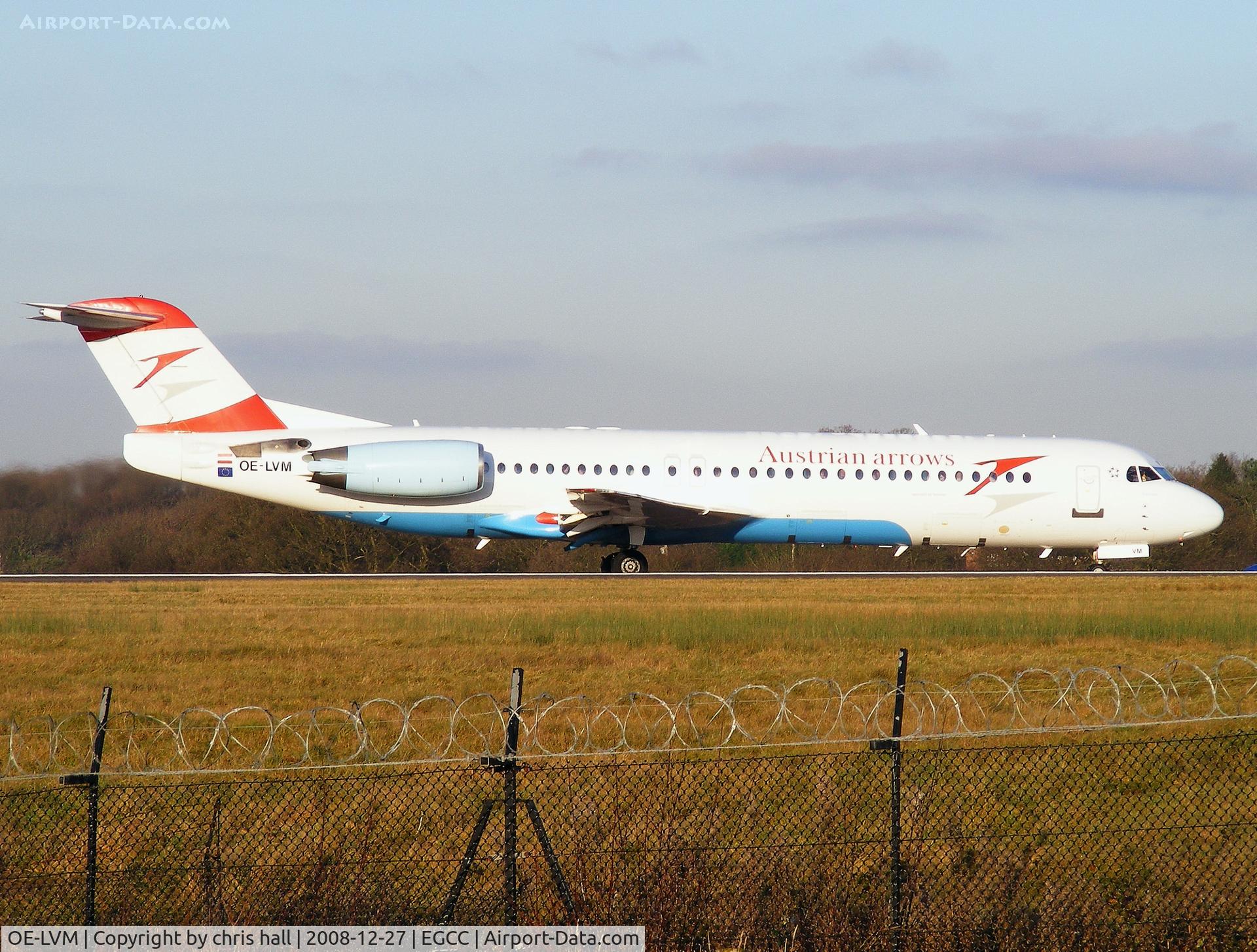 OE-LVM, 1991 Fokker F100 (F-28-0100) C/N 11361, Austrian Arrows