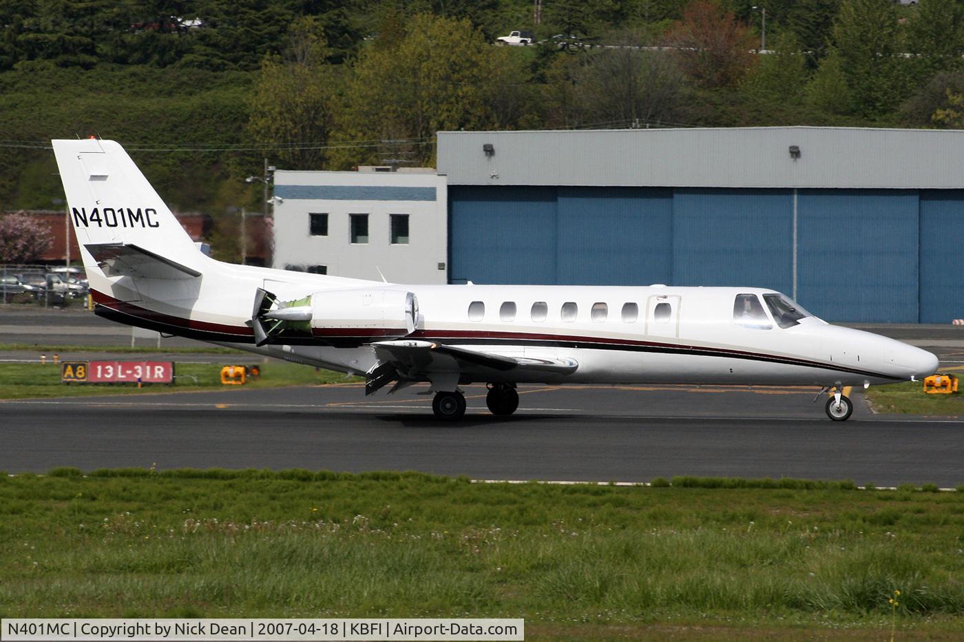 N401MC, 1989 Cessna 560 Citation V C/N 560-0034, KBFI