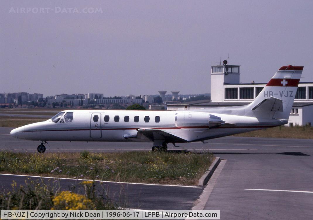 HB-VJZ, 1990 Cessna 560 Citation V C/N 560-0055, LFPB