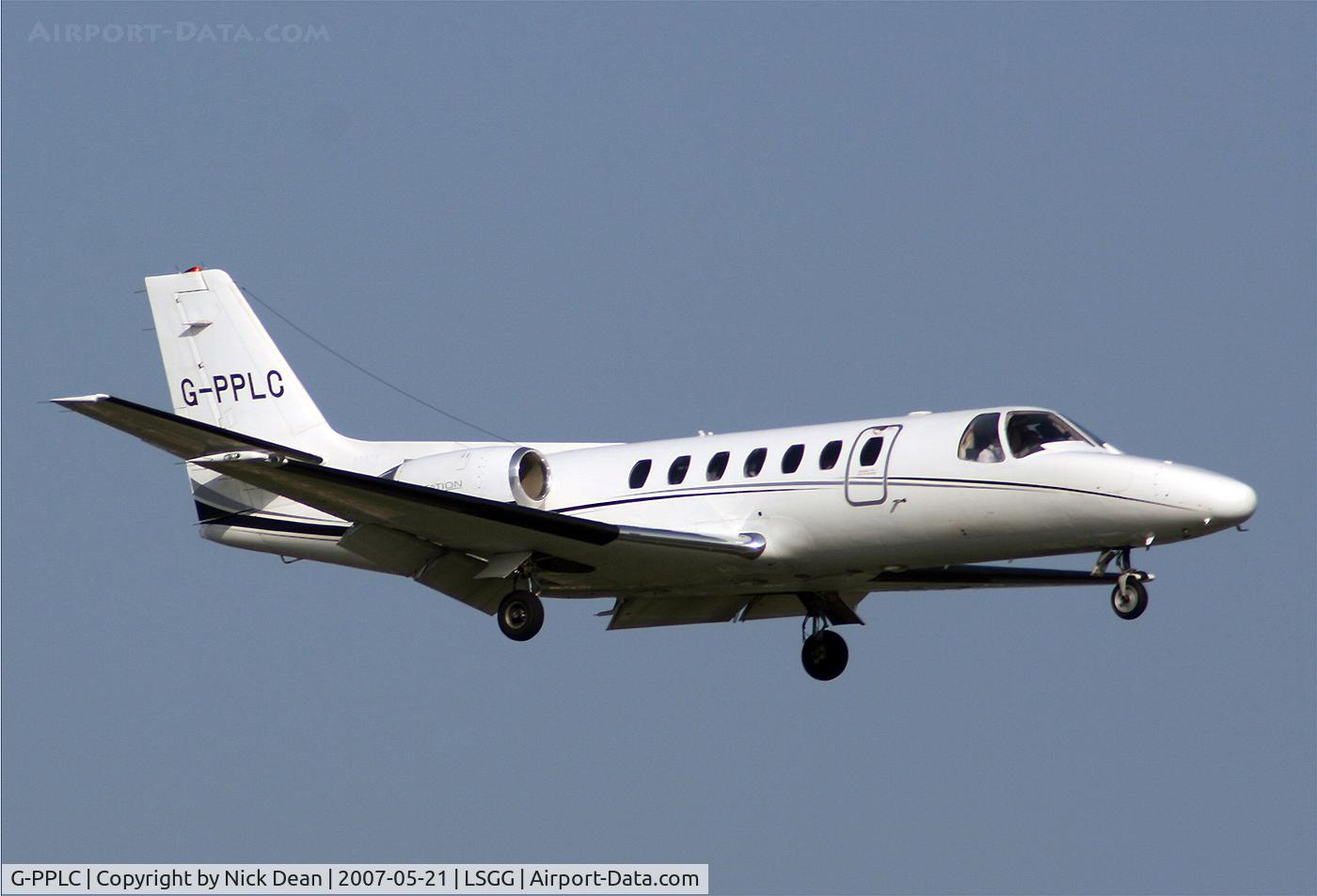 G-PPLC, 1990 Cessna 560 Citation V C/N 560-0059, LSGG