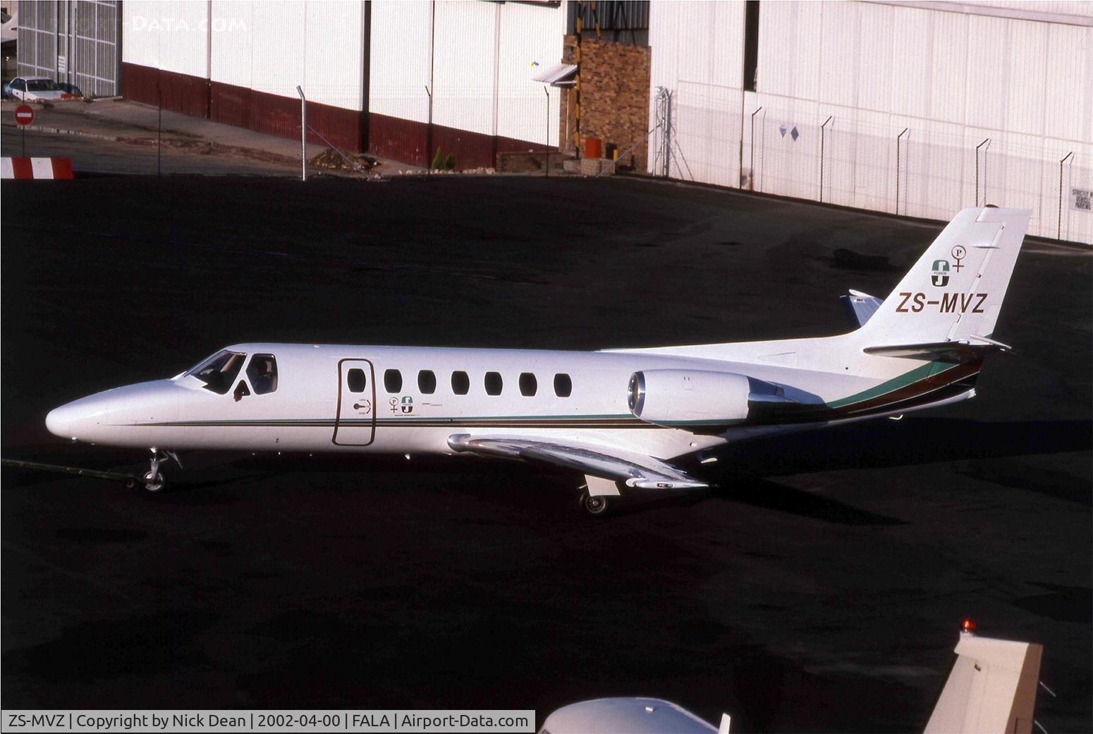 ZS-MVZ, 1990 Cessna 560 Citation V C/N 560-0064, FALA
