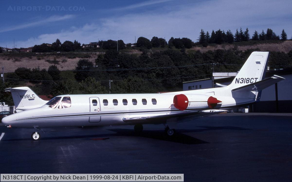 N318CT, 1990 Cessna 560 C/N 560-0081, KBFI