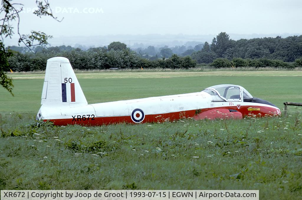 XR672, 1963 BAC 84 Jet Provost T.4 C/N PAC/W/19985, This Jet Provost did start a second career as a horse jump.
