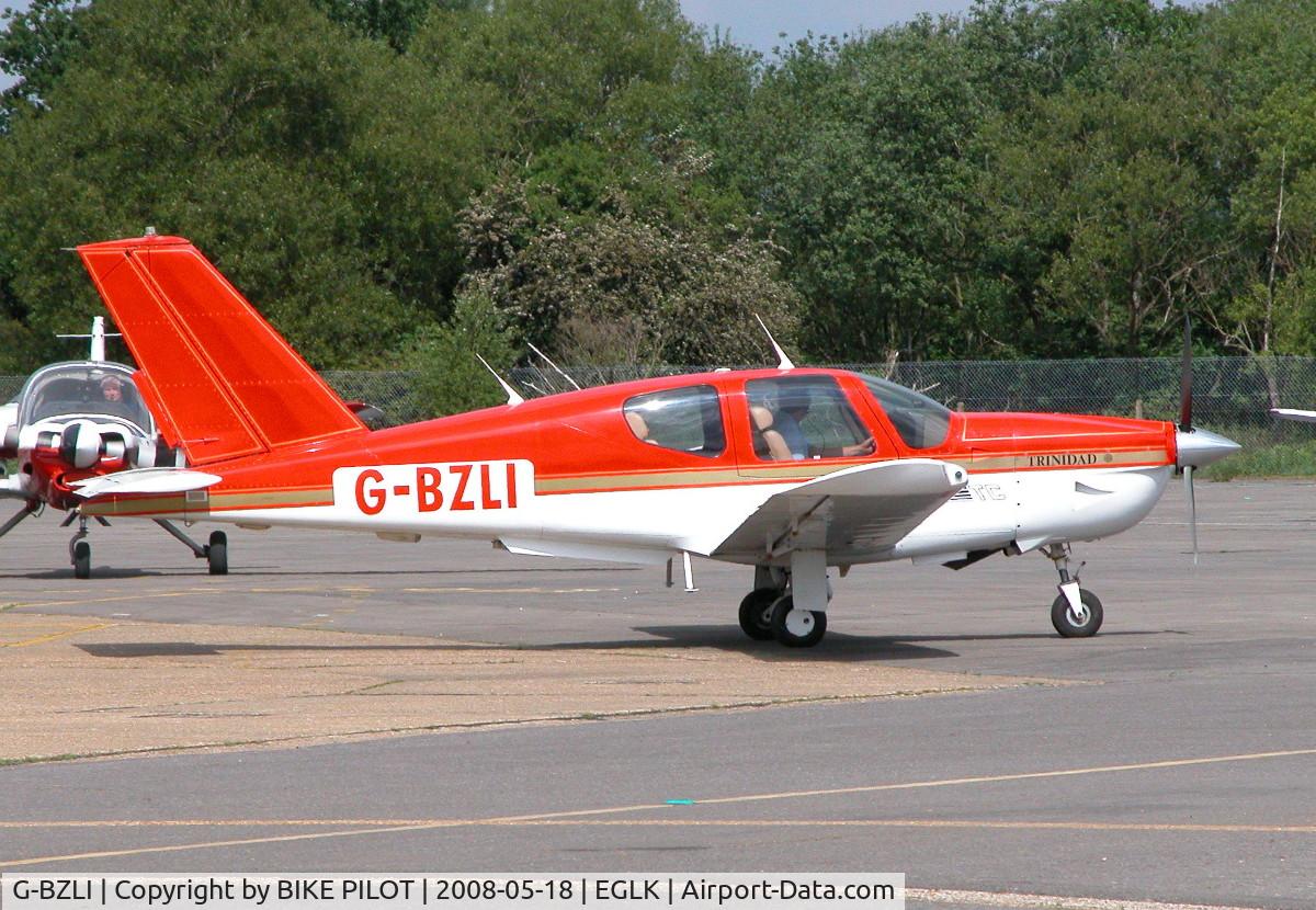 G-BZLI, 1985 Socata TB-21 TC Trinidad C/N 500, NICE TRINIDAD TAXYING TOWARDS THE TERMINAL