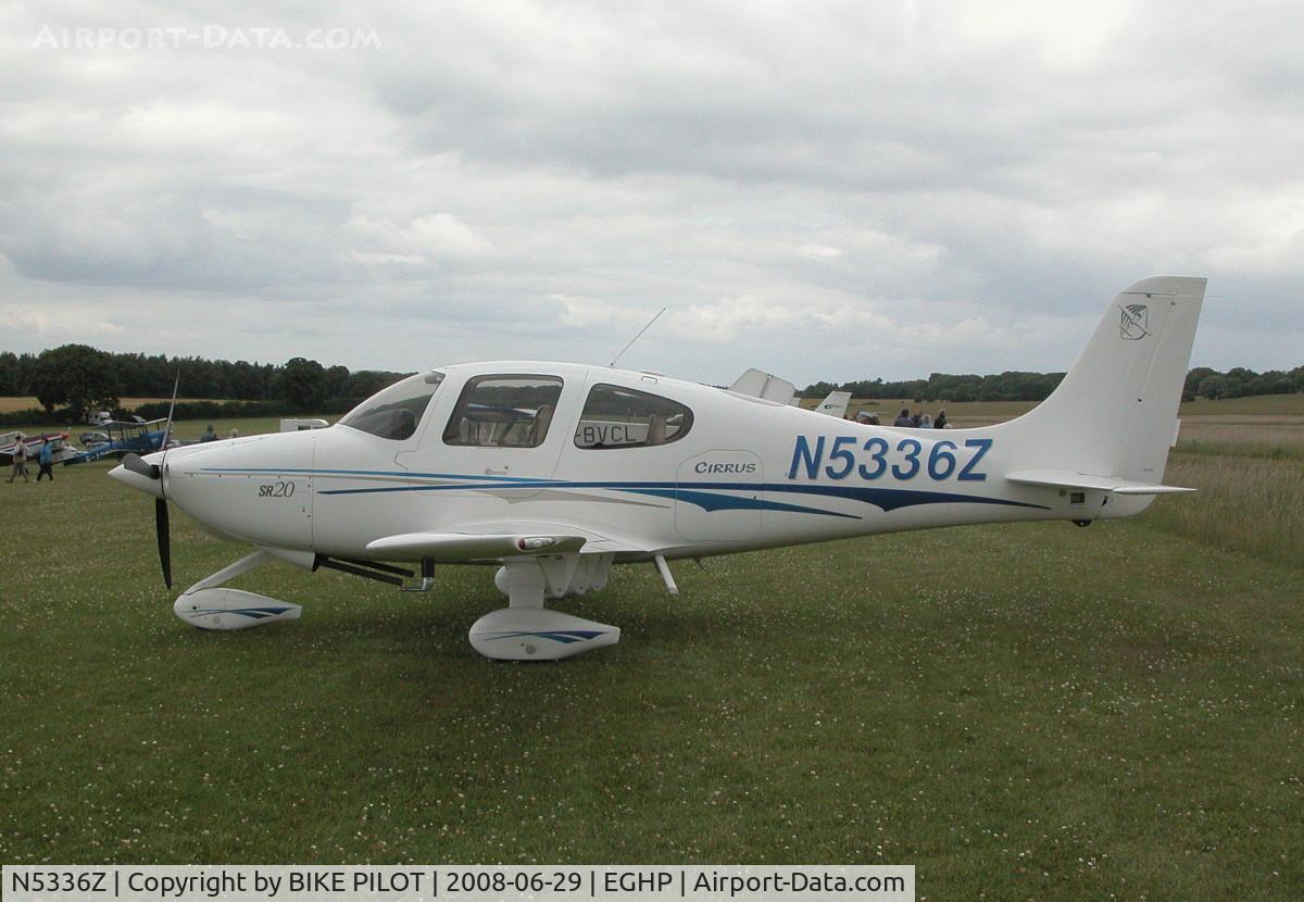 N5336Z, 2004 Cirrus SR20 C/N 1413, CHARLES CHURCH FLY-IN
