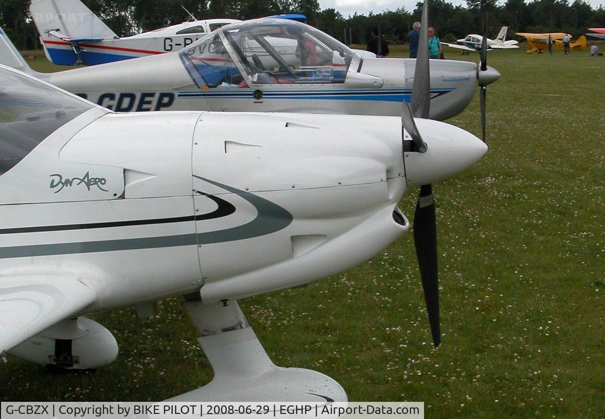 G-CBZX, 2005 Dyn'Aero MCR-01 ULC Banbi C/N PFA 301B-13957, NOSE DETAIL OF ZULU X-RAY