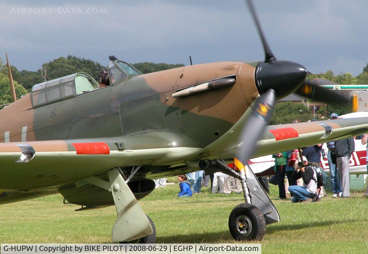 G-HUPW, 1940 Hawker Hurricane I C/N G592301, VISITING HURRICANE