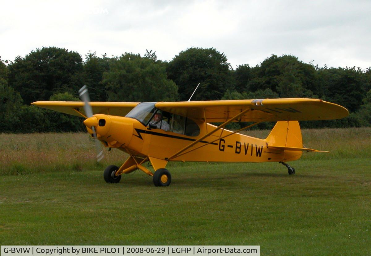 G-BVIW, 1965 Piper PA-18-150 Super Cub C/N 18-8277, POPHAM RESIDENT