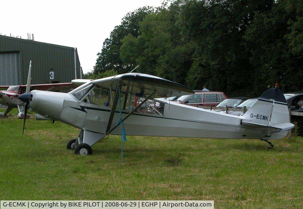 G-ECMK, 1982 Piper PA-18-150 Super Cub C/N 18-8209022, CHARLES CHURCH FLY-IN