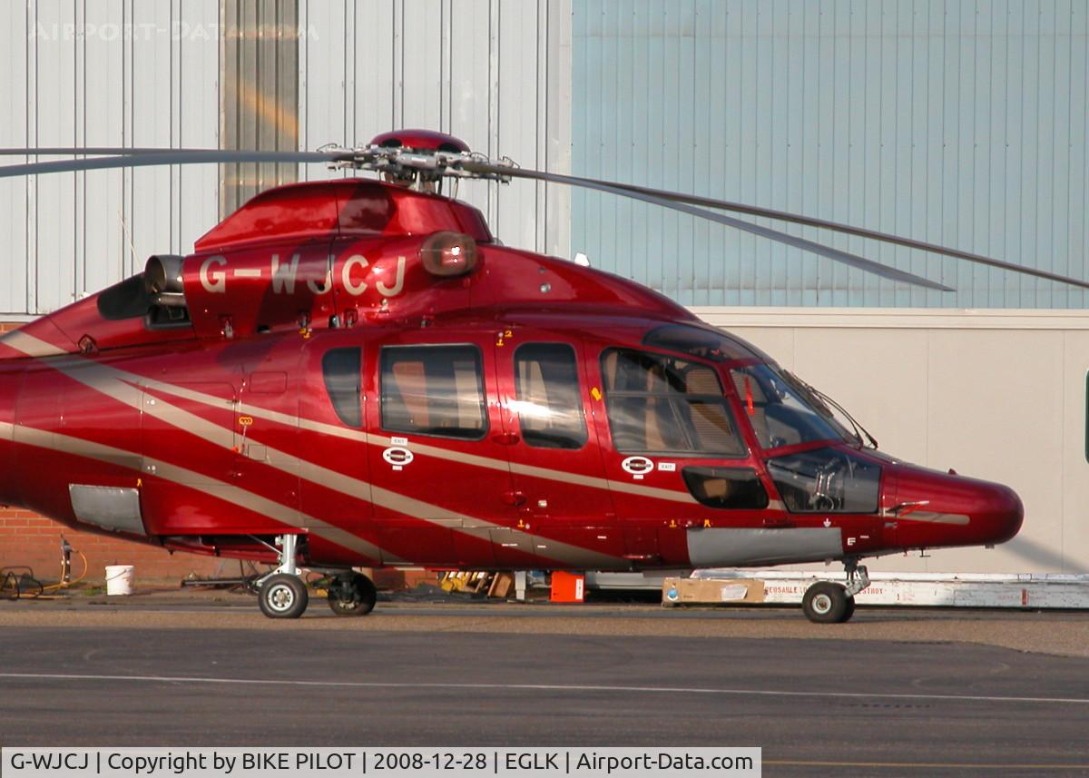 G-WJCJ, 2006 Eurocopter EC-155B-1 C/N 6748, SITTING IN THE SUN OUTSIDE THE PREMIAR HANGER