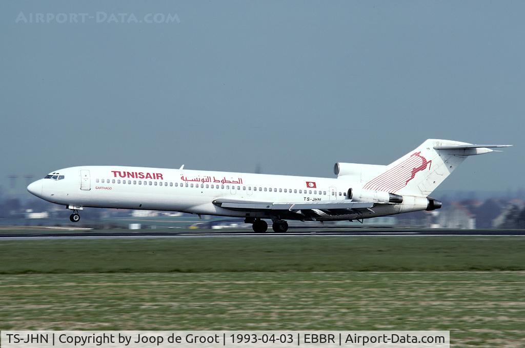 TS-JHN, 1971 Boeing 727-2H3 C/N 20545, These old machines were regular visitors to Zaventem.