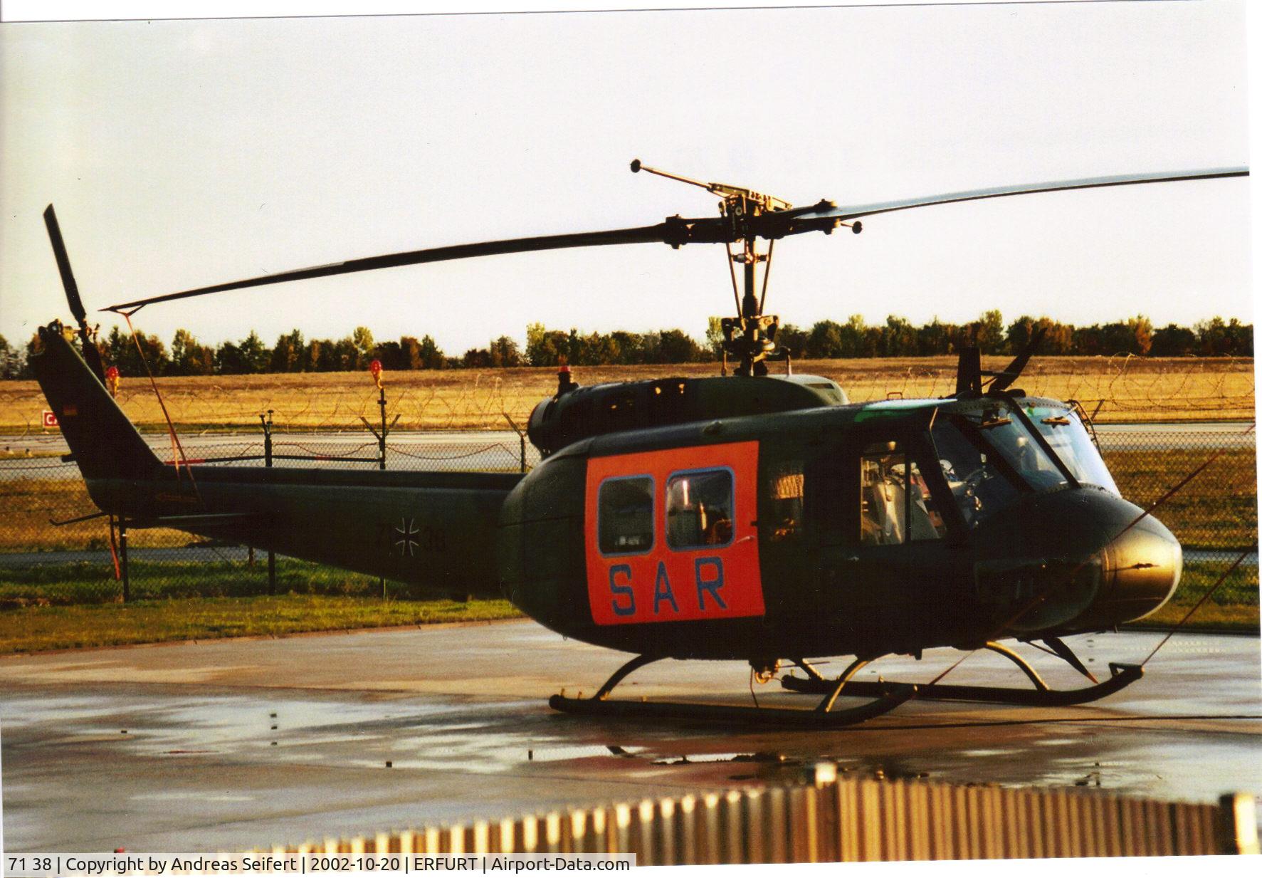 71 38, Bell (Dornier) UH-1D Iroquois (205) C/N 8198, Dornier UH-1 D SAR