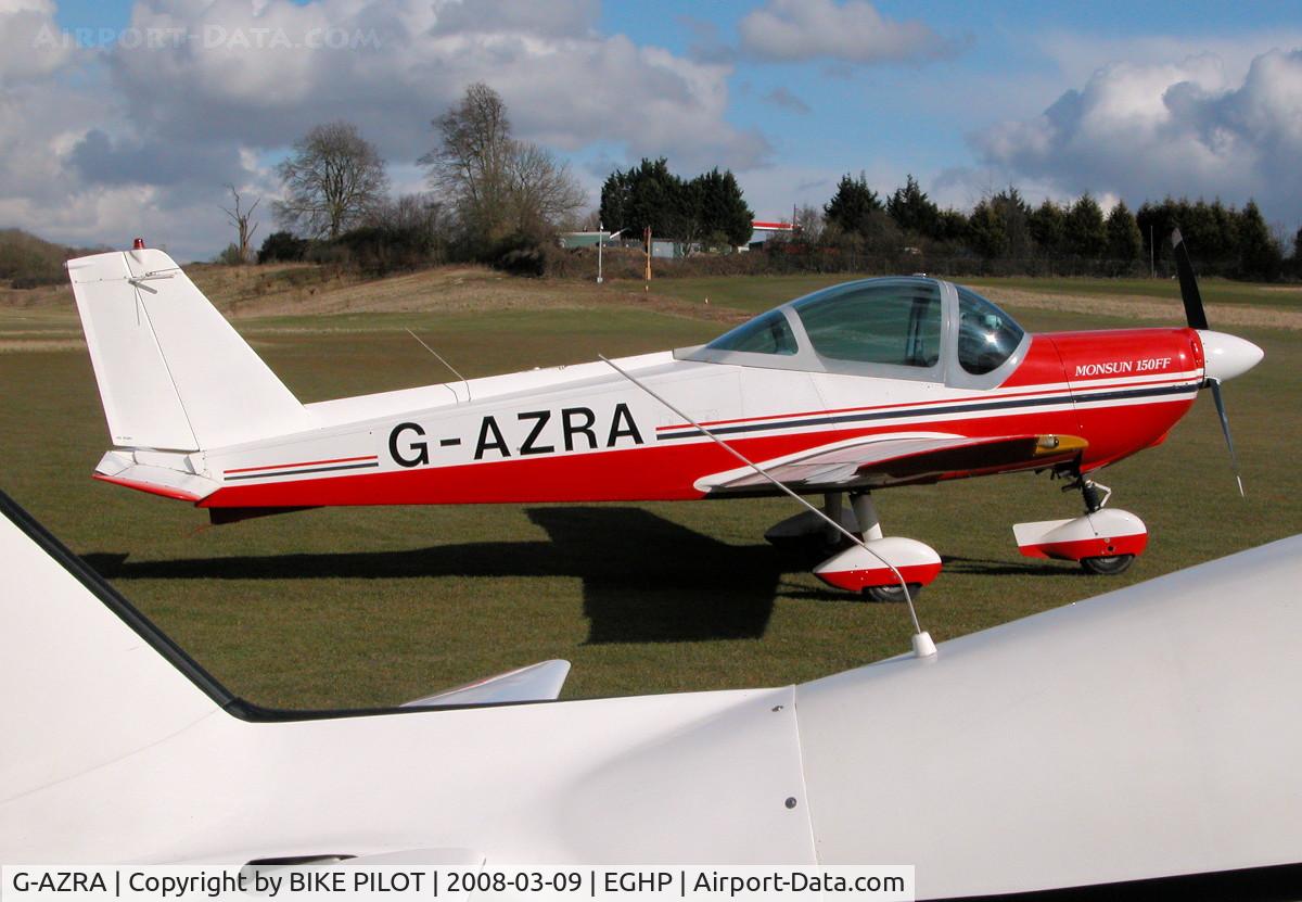 G-AZRA, 1972 Bolkow Bo-209 Monsun C/N 192, MAKING A SHORT VISIT
