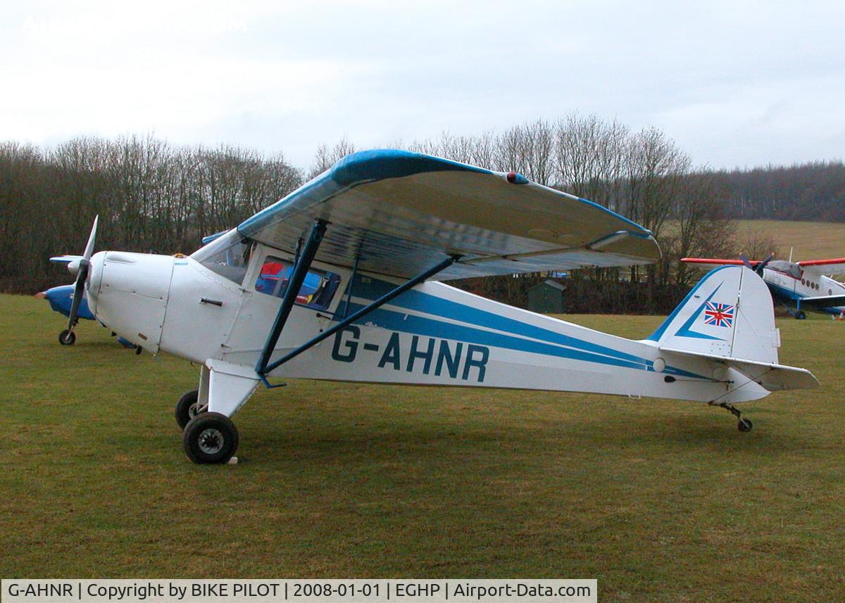 G-AHNR, 1946 Taylorcraft BC-12D Twosome C/N 7204, NEW YEARS DAY VISITOR