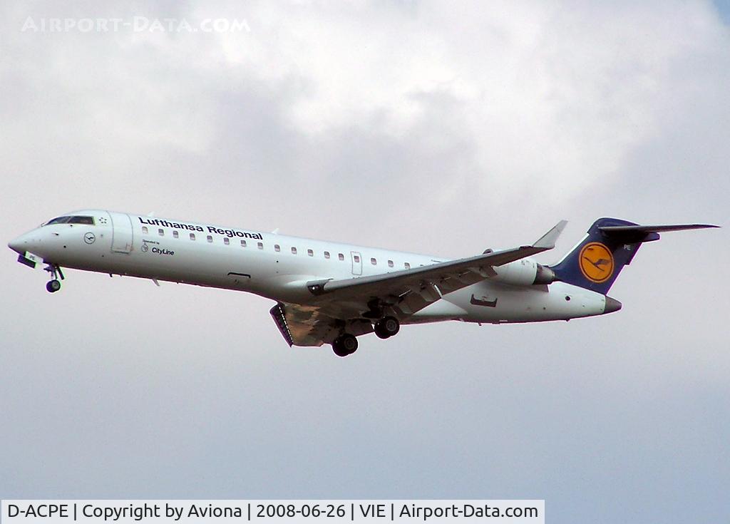 D-ACPE, 2001 Bombardier CRJ-701ER (CL-600-2C10) Regional Jet C/N 10027, Lufthansa Regional (CityLine) Canadair Regional Jet CRJ701ER