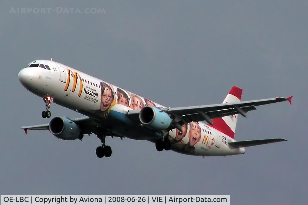 OE-LBC, 1996 Airbus A321-111 C/N 581, Austrian Airlines Airbus A321-111