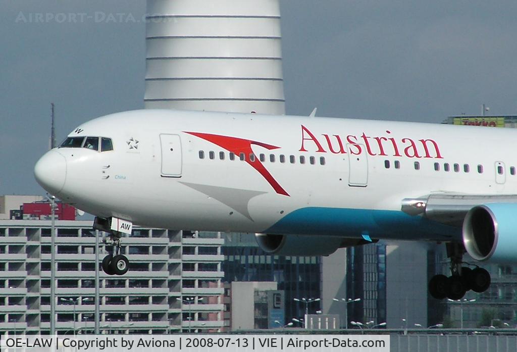 OE-LAW, 1992 Boeing 767-3Z9/ER C/N 26417, Austrian Airlines Boeing 767-3Z9(ER)