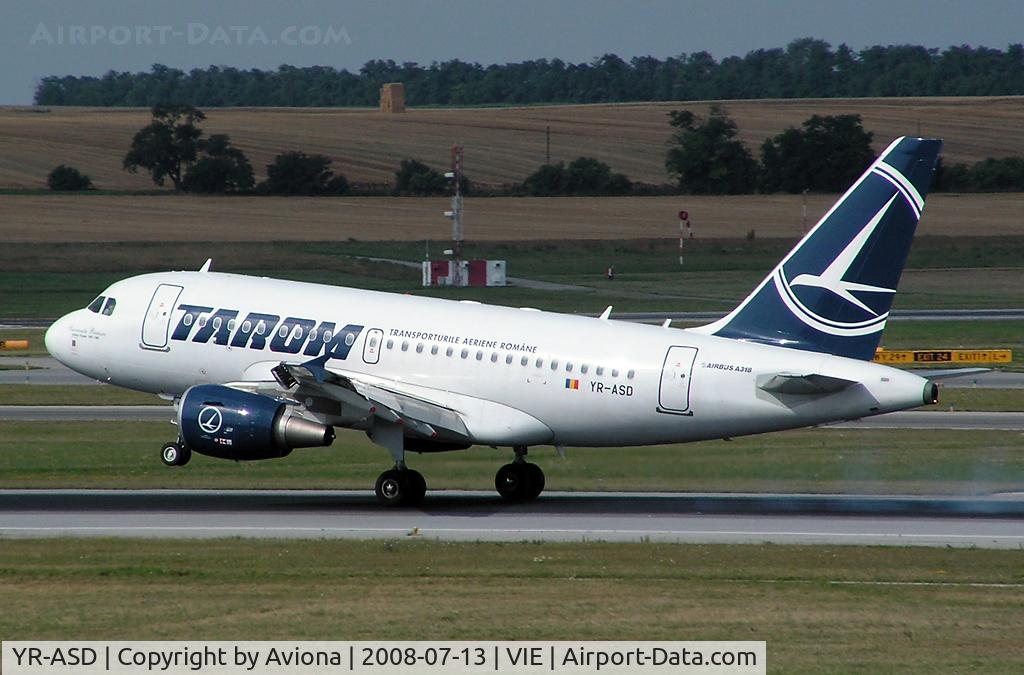 YR-ASD, 2007 Airbus A318-111 C/N 3225, Tarom Airbus A318-111