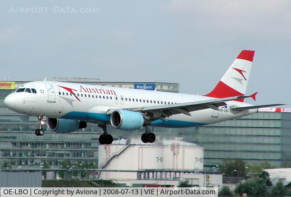 OE-LBO, 1998 Airbus A320-214 C/N 776, Austrian Airlines Airbus A320-214