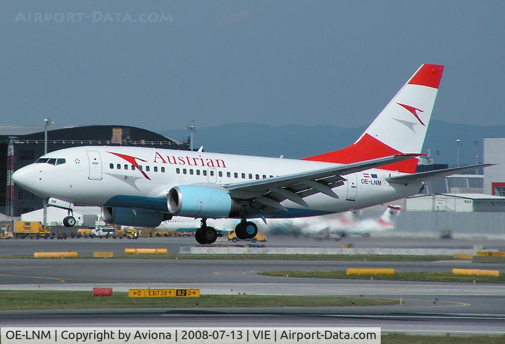 OE-LNM, 2000 Boeing 737-6Z9 C/N 30138, Austrian Airlines Boeing 737-6Z9