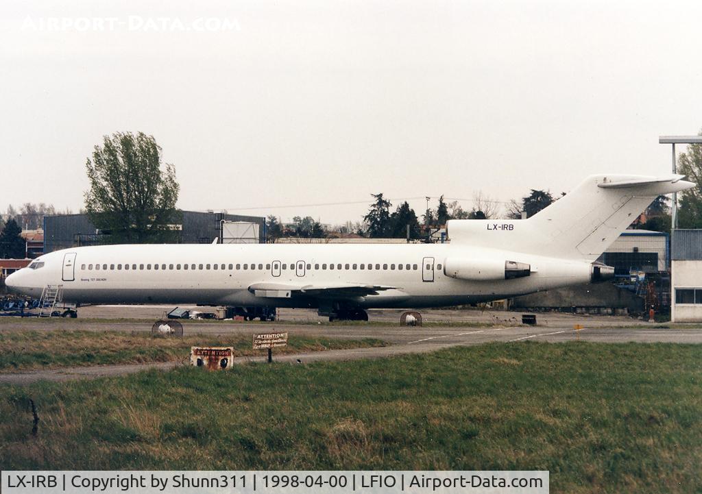 LX-IRB, 1980 Boeing 727-228 C/N 22082, On maintenance at Air France facility...