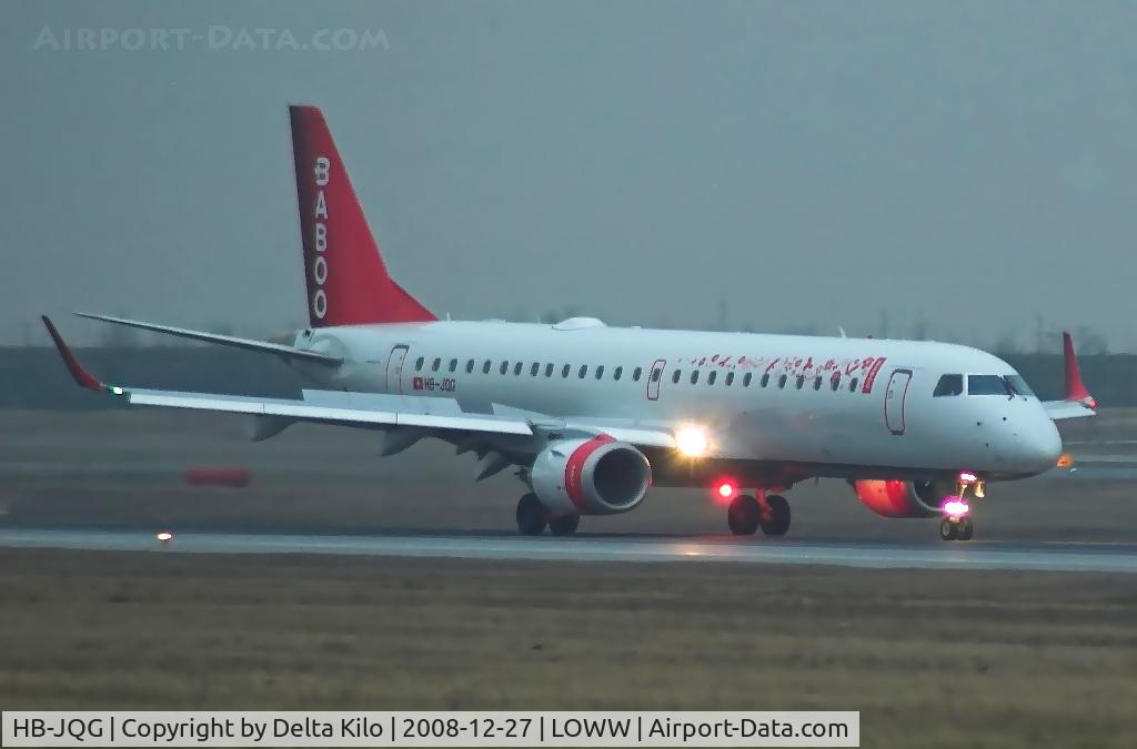 HB-JQG, 2008 Embraer 190LR (ERJ-190-100LR) C/N 19000189, flyBABOO  EMBRAER ERJ-190-100LR