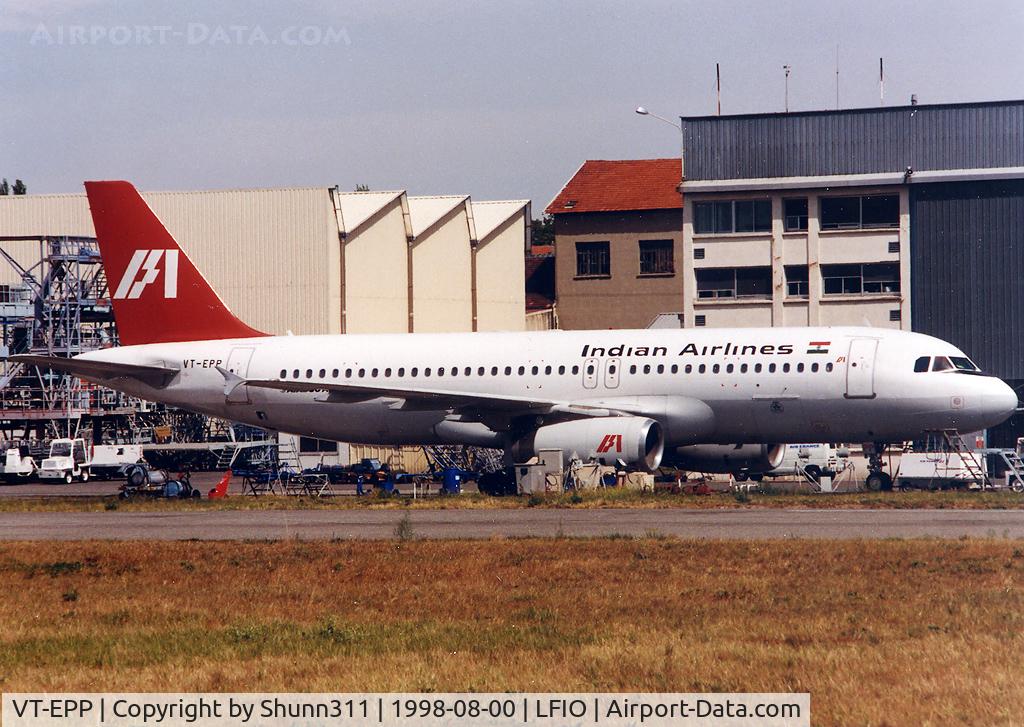 VT-EPP, 1993 Airbus A320-231 C/N 089, On maintenance at Air France facility
