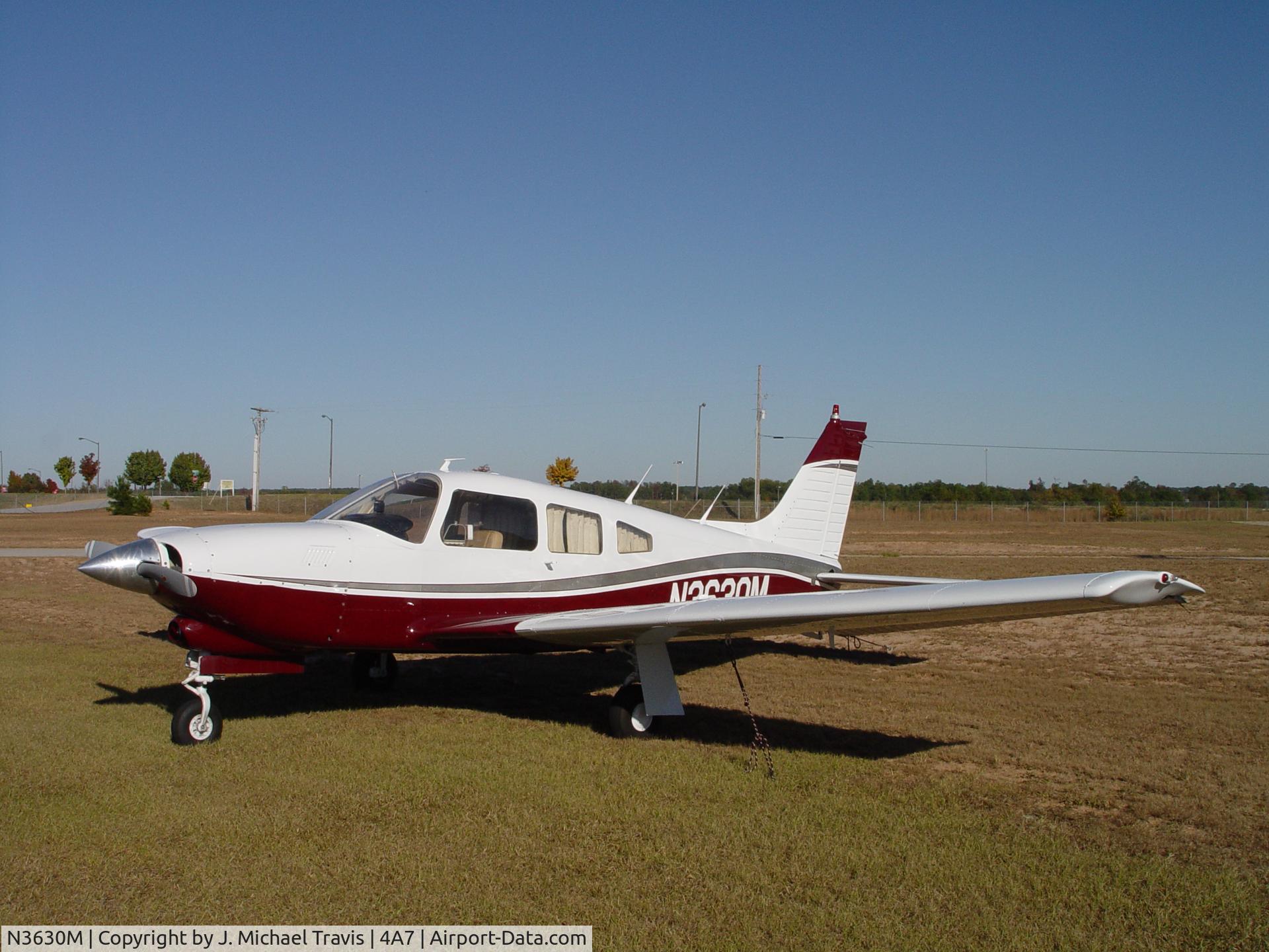 N3630M, 1978 Piper PA-28R-201T Cherokee Arrow III C/N 28R-7803182, N3630M at Tara Field.