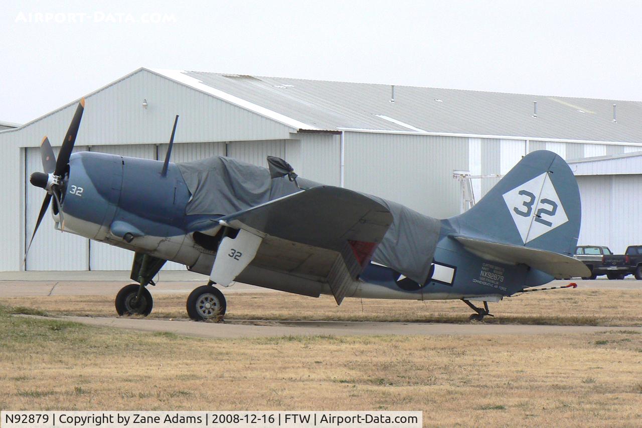 N92879, 1944 Curtiss SB2C-5 Helldiver C/N 83725, CAF Helldiver at Mecham Field - Fresh prop!