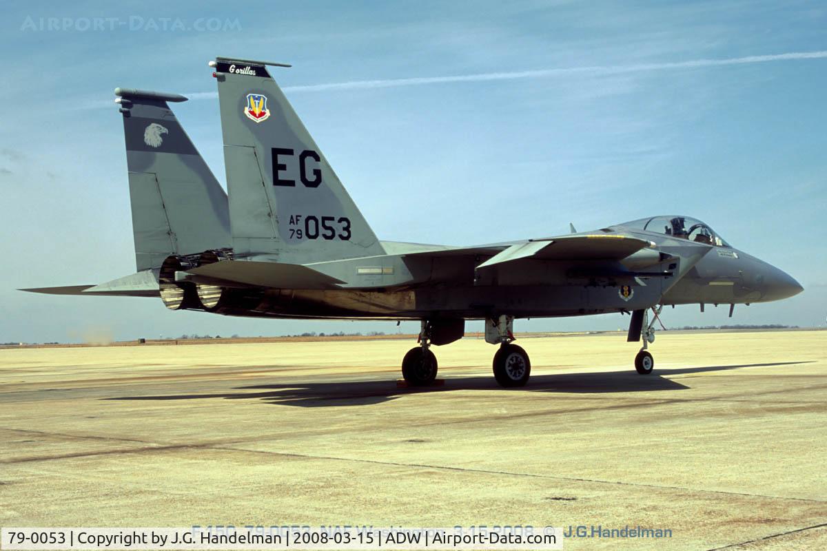 79-0053, 1979 McDonnell Douglas F-15C Eagle C/N 0597/C122, at NAF Washington